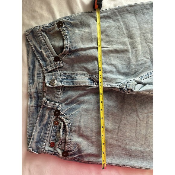 True Religion embellished jean pants, Row 30 seat 33.Check measurements in photo - Picture 11 of 13